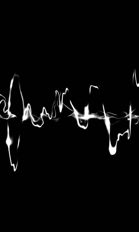 Зеленая пульсирующая волна обои