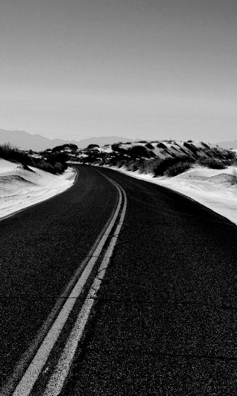 Пустынная трасса обои