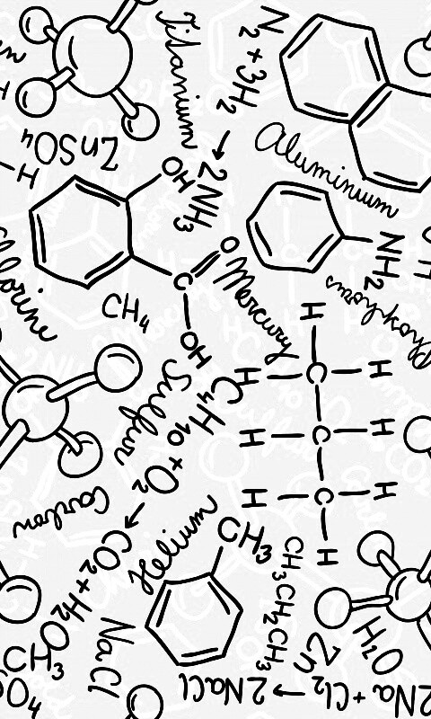 Химические формулы обои
