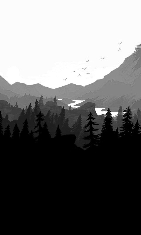 Красный Firewatch обои