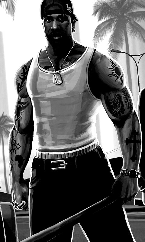 Герои с Грув стрит обои