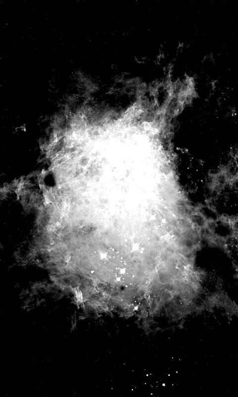 Фиолетовая туманность обои