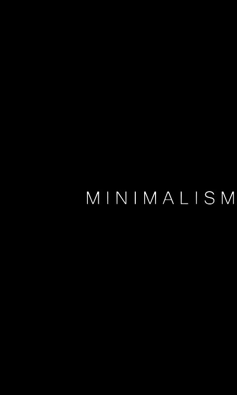 Минимализм обои