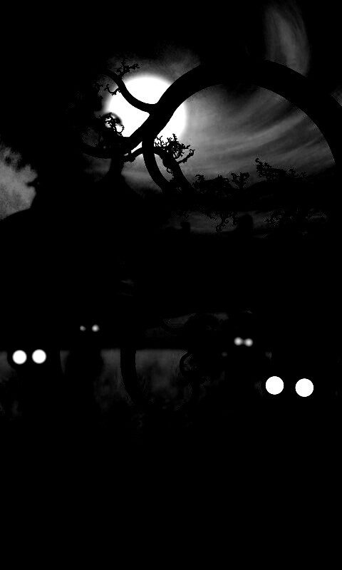 Страшно ночью в лесу обои