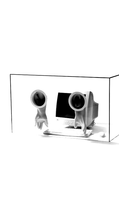 Зараженный компьютер обои