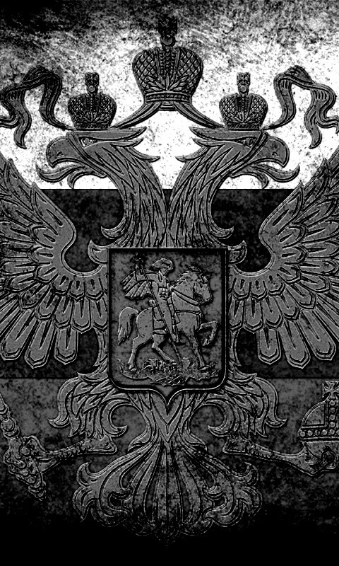 Флаг России в стиле гранж обои