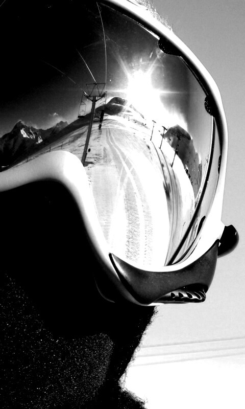 Маска сноубордиста обои