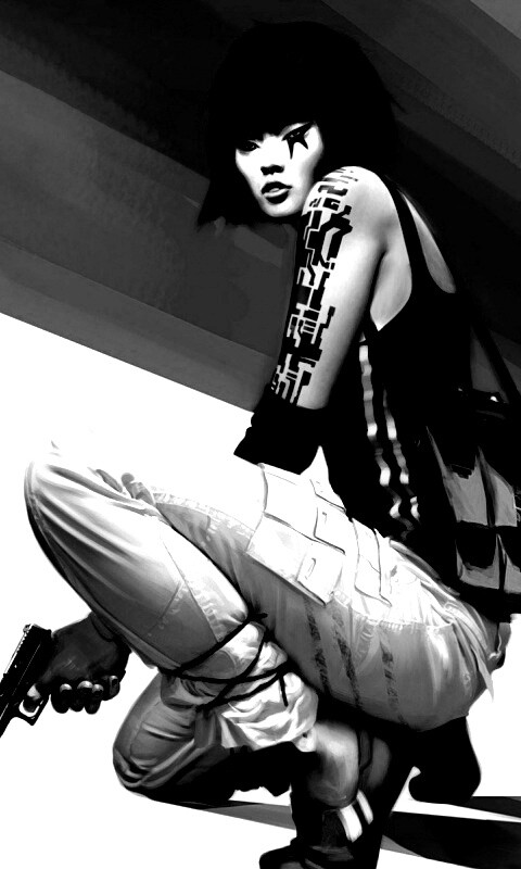 Фейт с пистолетом обои