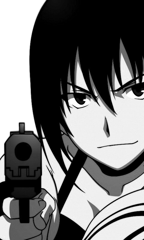 Девушка с пистолетом обои