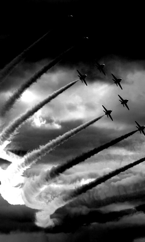 Радужная авиация обои