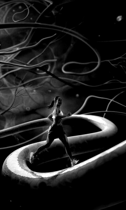 Бег крови обои