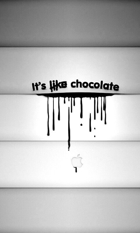It"s not like chocolate обои