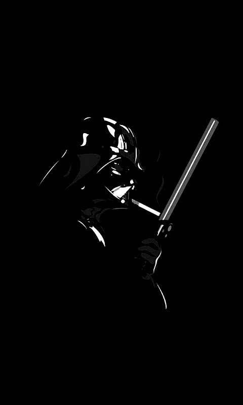 Дарт Вейдер прикуривает от меча обои