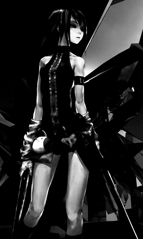 Девушка с двумя мечами обои