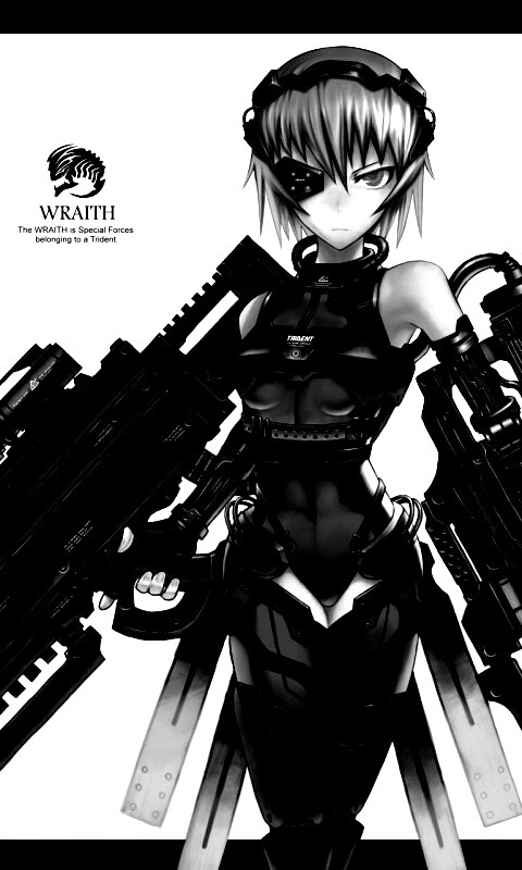 Девушка с оружием обои