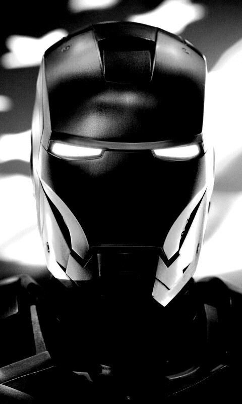 Железный человек на фоне американского флага обои