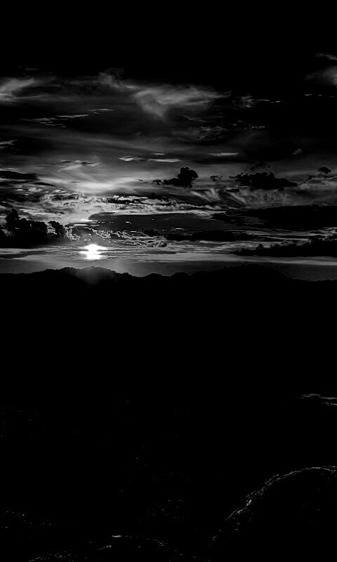 Закат в Африке обои