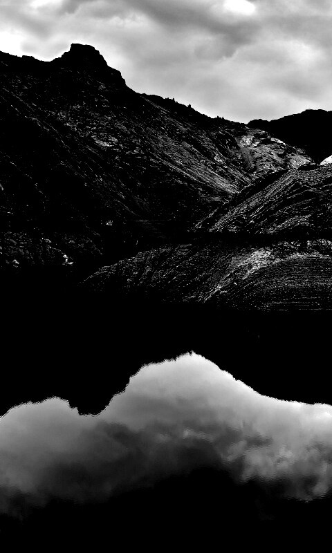 Горное озеро обои