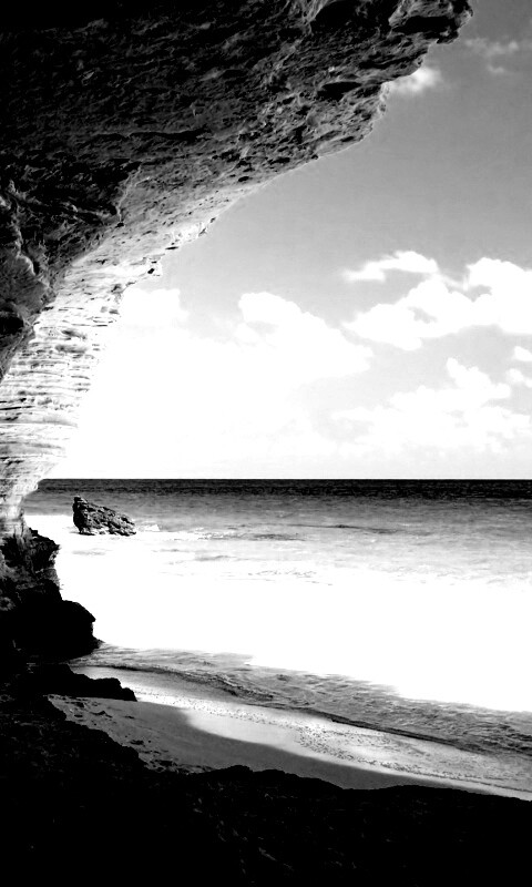 Скальный морской берег обои