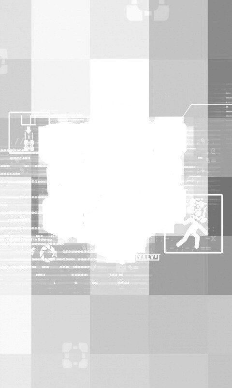 Высокотехнологичный куб из Портал обои