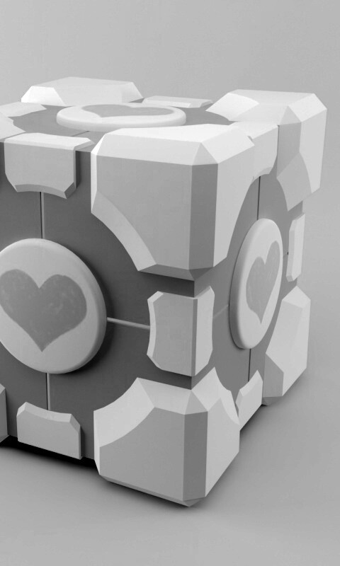 Взвешенный куб-компаньон обои