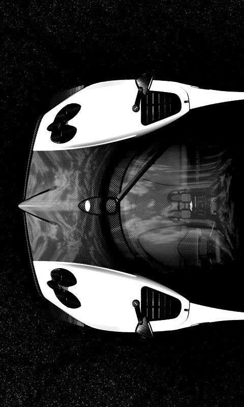 Пагани Зонда вид сверху обои