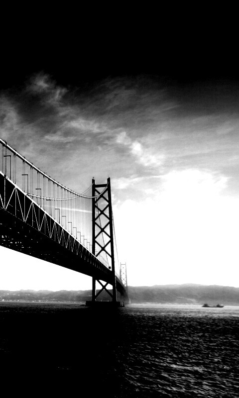 Мост Akashi Kaikyo в Японии обои