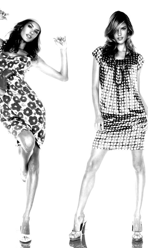 Алессандра Амбросио в четырех образах обои