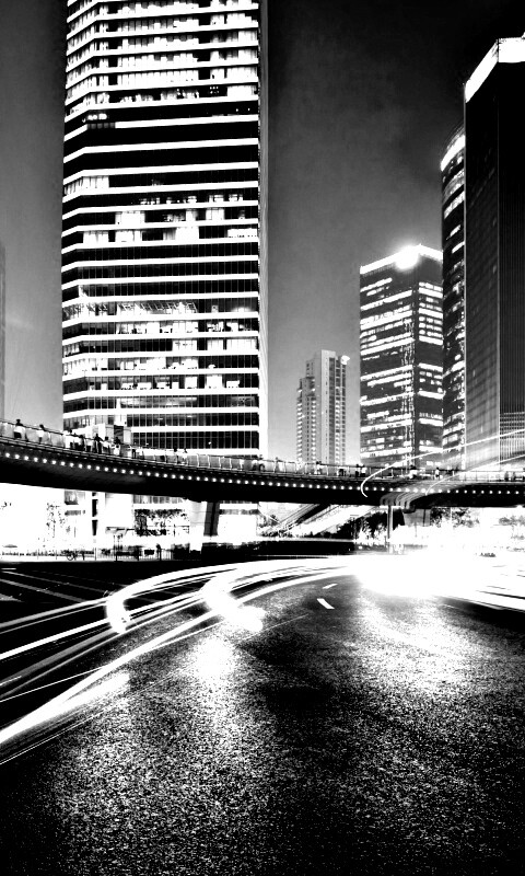 Ночной мегаполис обои