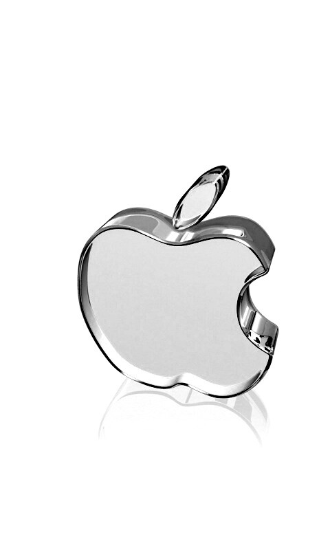 Стеклянный логотип Apple обои