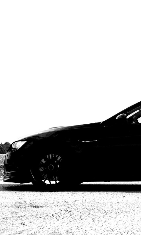 BMW и девушка обои