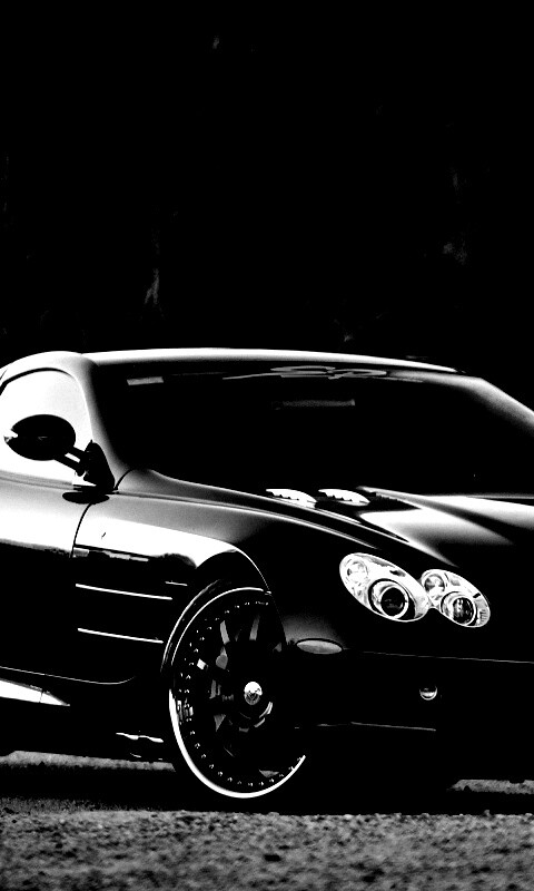 Черный мерседес обои