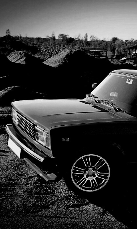 Кислотные жигули обои