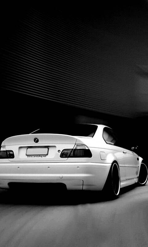 Белый БМВ обои