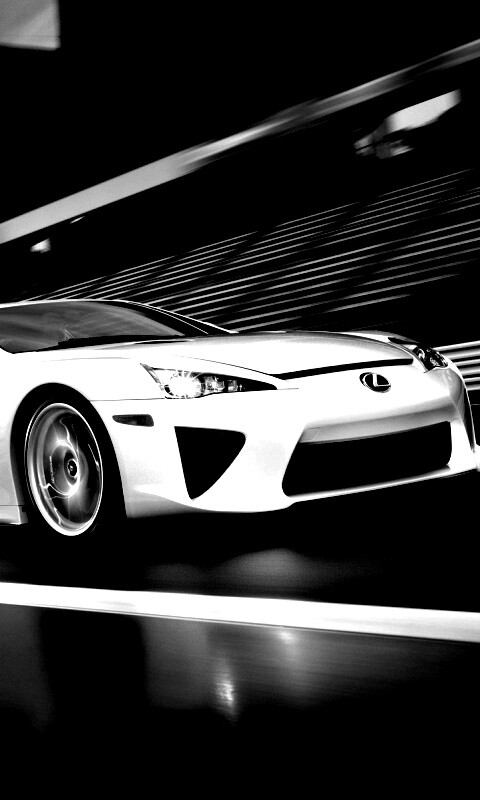 Lexus LFA на тарссу обои