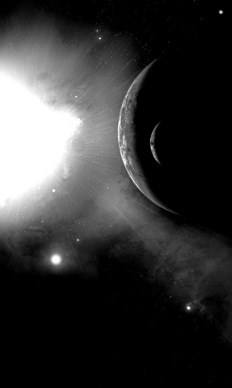 Перенасыщение голубым цветом обои