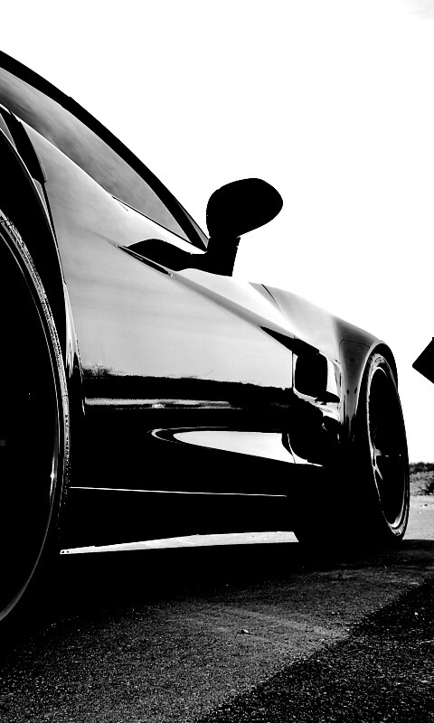 Чёрный концепт обои