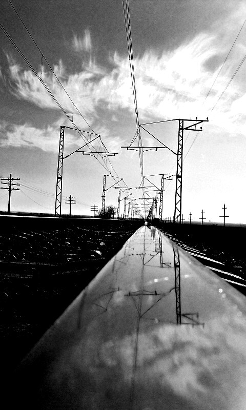 Фото вдоль железной дороги обои