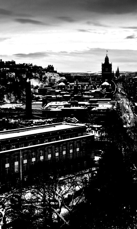 Вид на Эдинбург обои