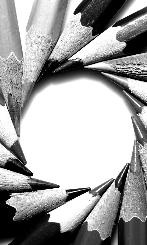 Радуга в карандашах обои