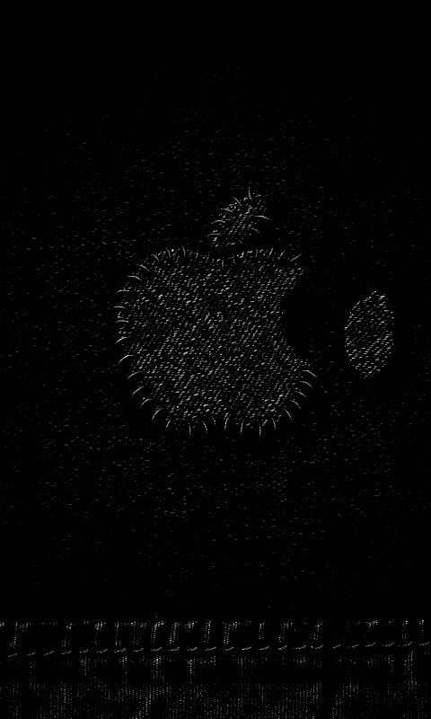 Штопанный Apple обои