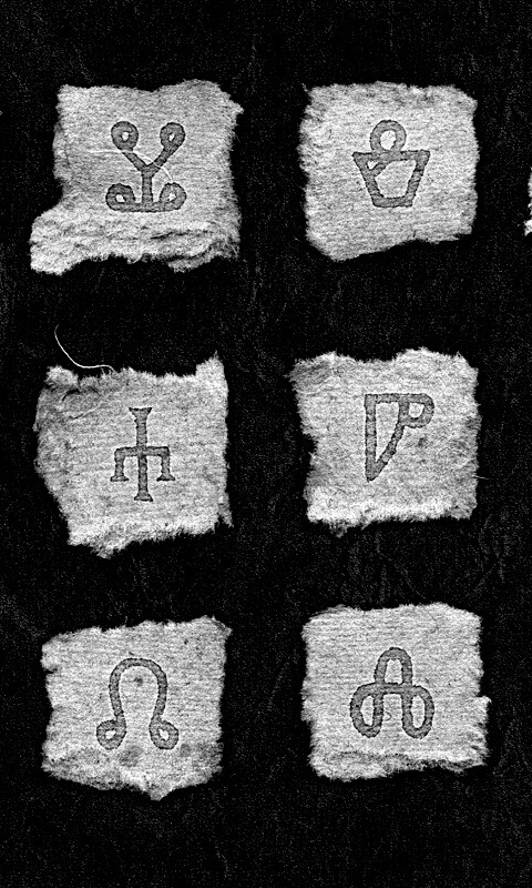 Бумажные символы обои