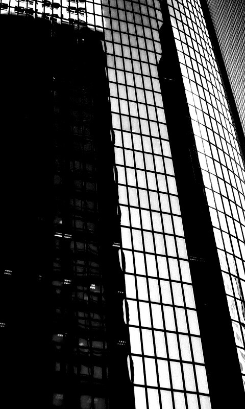Стеклянная стена небоскреба обои