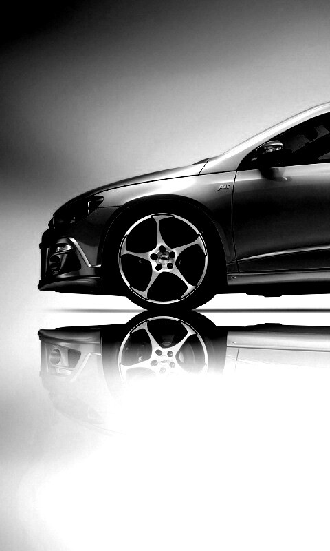 Зелёный трёхдверный хэтчбек обои