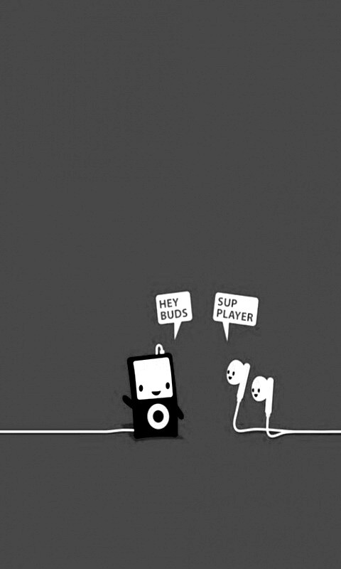 Плеер и наушники обои