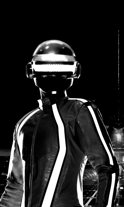 Daft Punk на съемках фильма TRON обои