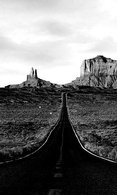 Дорога в пустыне обои