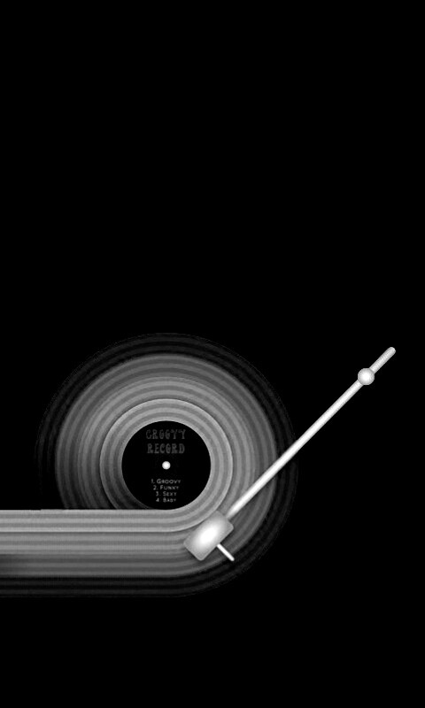 Пластинка в стиле минимализма обои