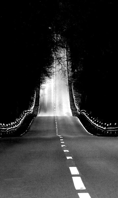 Дорога уходит ввысь обои