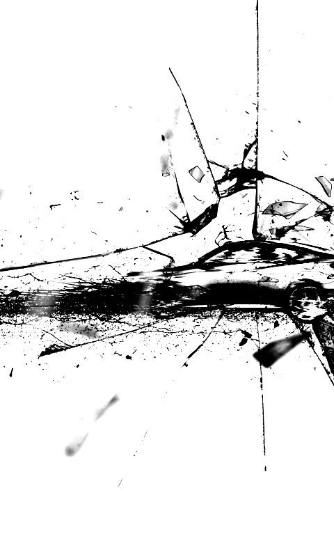 Летящие осколки обои